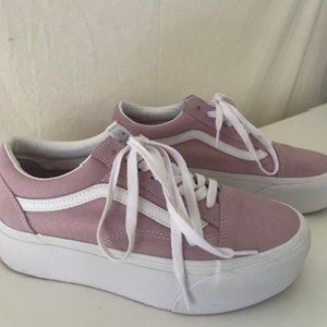 Platform mauve Vans